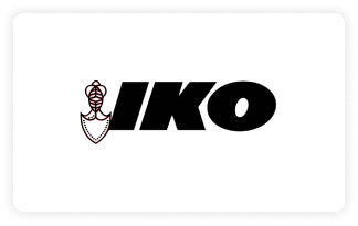Iko shingle manufacturer logo